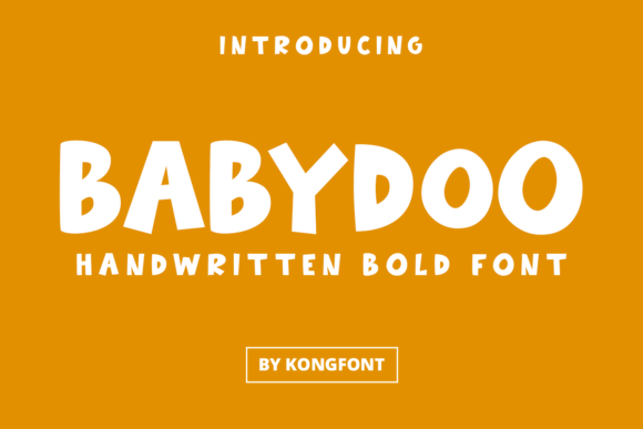 Babydoo: A Playful Display Font for Digital Branding