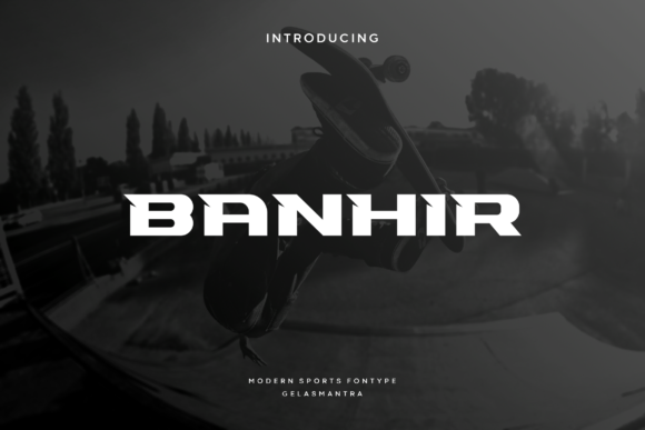 Banhir: A Bold Display Font for Editorial Impact