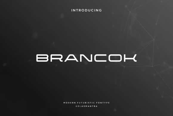 Brancok: A Modern Futuristic Display Font for Campaign Designers