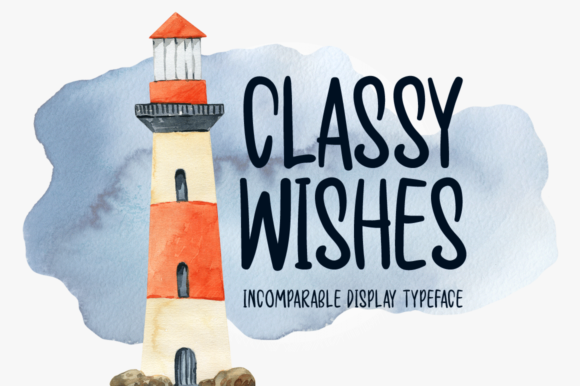Classy Wishes: A Sophisticated Display Font for Modern Design