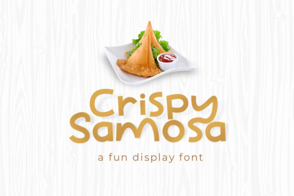 Crispy Samosa Font for Playful, High-Impact Campaigns