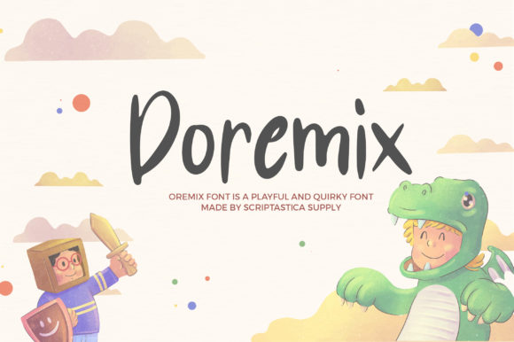 Doremix: A Cool and Casual Display Font for Modern Web Design