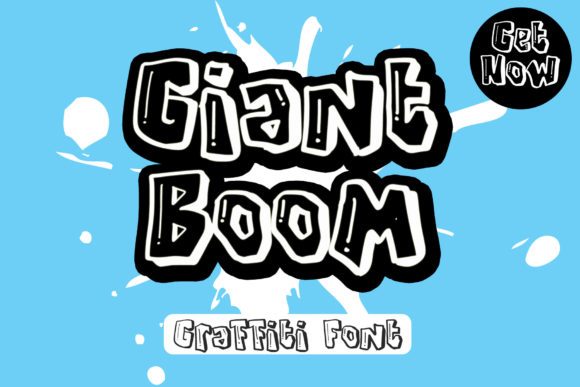 Giant Boom: The Ultimate Graffiti Display Font