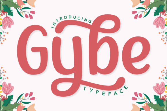 Gybe Display Font for Polished Brand Visuals