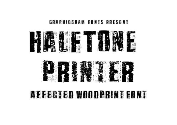 Halftone Printer Font: Bold Display Fonts for Scroll-Stopping Brand Content