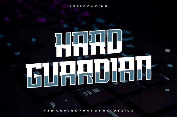 Hard Guardian Display Font for Bold Brand Identity