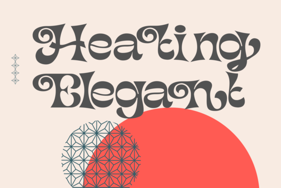 Heating Elegant Font: Bold Retro Serif for Branding That Stands Out