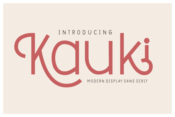 Kauki Display Font for Bold, Memorable Campaigns