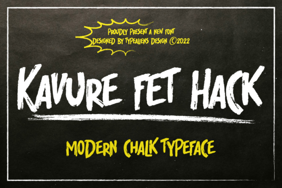 Kavure Fet Hack: A Playful Display Font for Digital Branding
