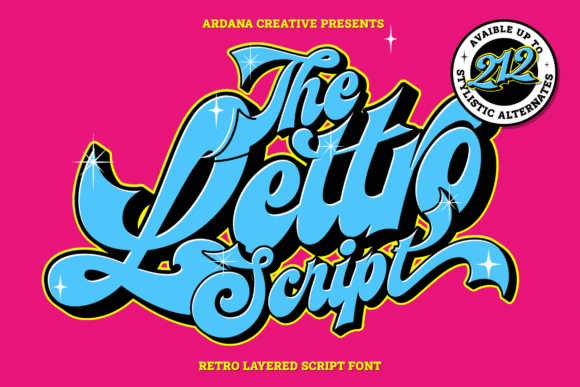 Lettro: A Bold Retro Display Font Worth Downloading