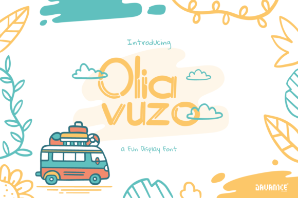 Olia Vuzo Display Font for Modern Digital Branding