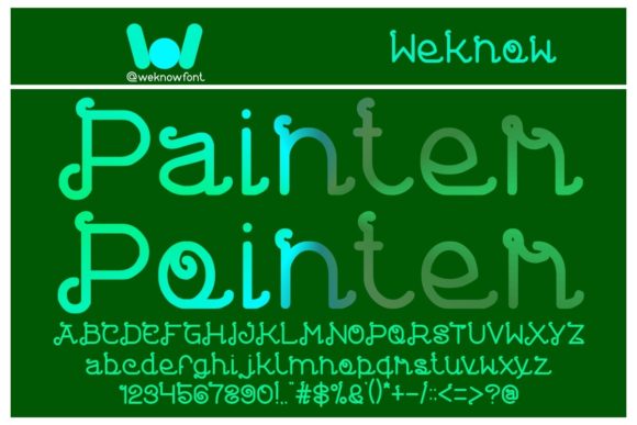 Painter Pointer Display Font for Magical Digital Branding