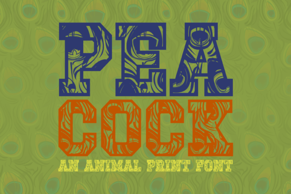 Peacock Font: A Display Typeface for Elegant Digital Branding