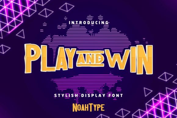 Play and Win Display Font for Bold Digital Branding