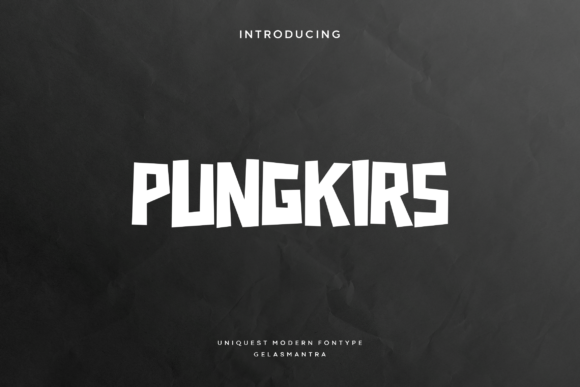 Pungkirs Font for Modern Small Business Branding