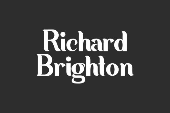 Richard Brighton Display Font for Bold Brand Messaging