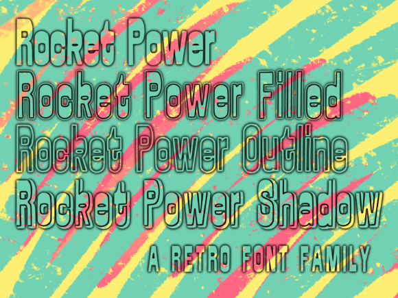 Rocket Power Display Font for Modern Digital Design