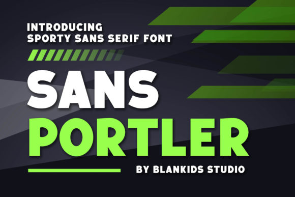 Sans Portler Display Font for Bold Handmade Branding