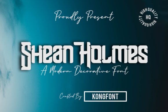 Shean Holmes: A Modern Playful Script Font for Editorial Design