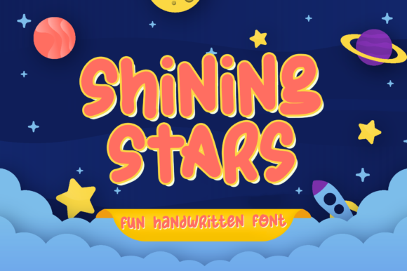 Shining Stars Font for Small Business Branding