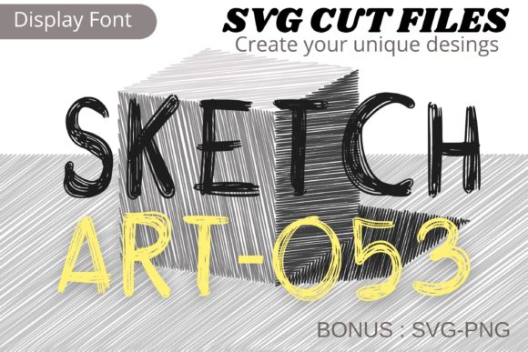 Sketch Art Font: A Unique Display Typeface for Digital Designers