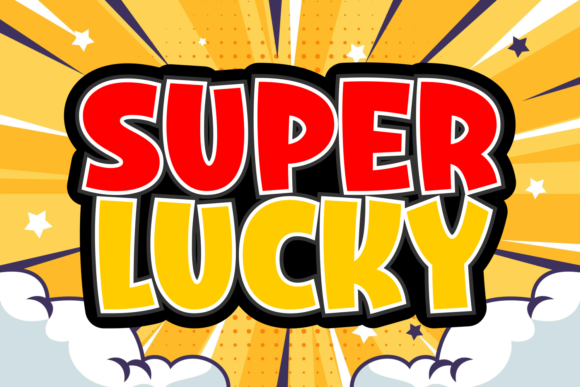 Super Lucky Display Font for Bold Digital Branding