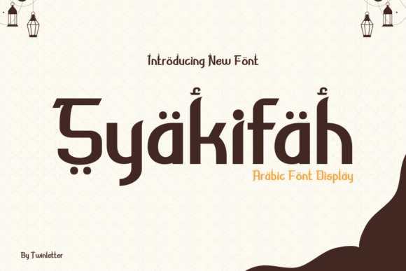 Syakifah: An Arabic-Styled Display Font for Editorial Design