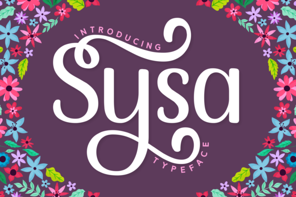 Sysa Font: A Cute Display Font for Feminine Digital Branding