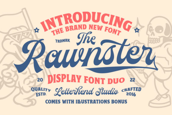 The Rawnster Display Font for Bold Campaign Headlines